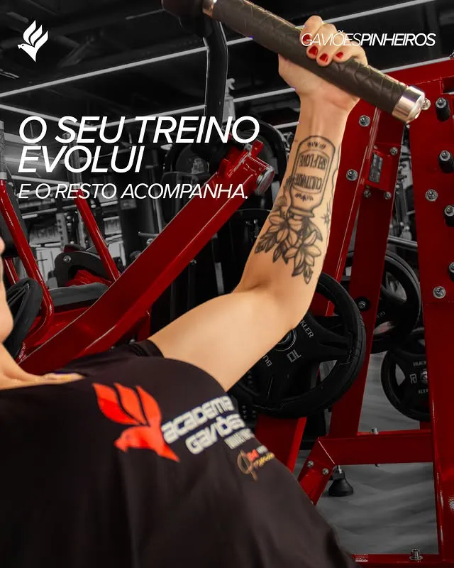 Post da Gaviões Pinheiros: o seu treino evolui
